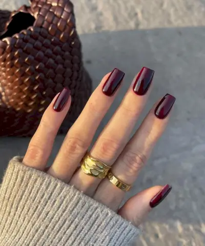 podzimní barvy na nehty