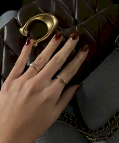 podzimní barvy na nehty