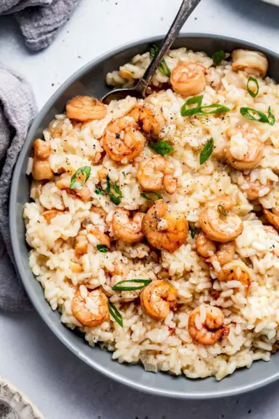 Útulné recepty za chladného počasí — Krevetové rizoto