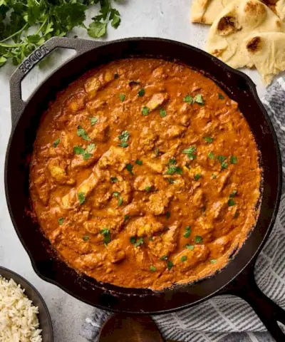 recept na útulnou večeři s máslovým kuřetem