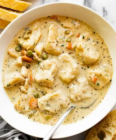 recept na útulnou večeři s kuřecím knedlíkem