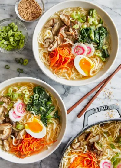 snadný recept na domácí ramen večeři