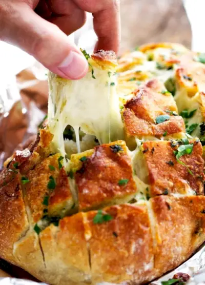 recepta d'aperitiu de pa fàcil de desmuntar