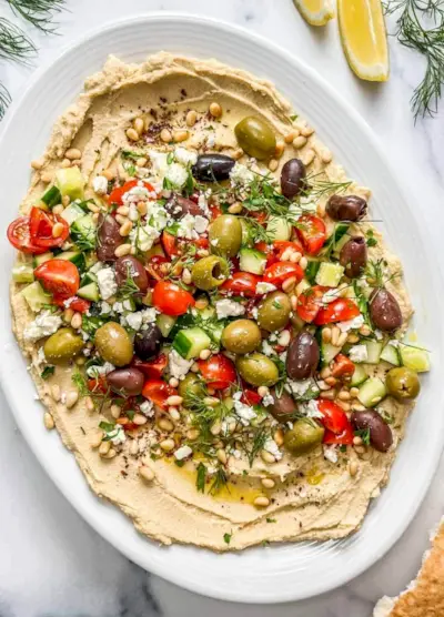 recepta fàcil d'aperitiu d'hummus