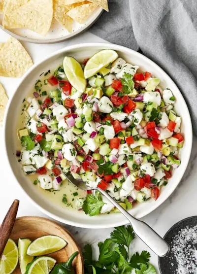 recepta fàcil d'aperitiu de ceviche