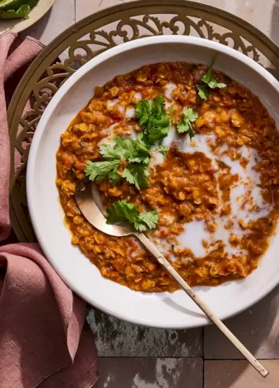 soupe aux lentilles au curry recette de cocotte