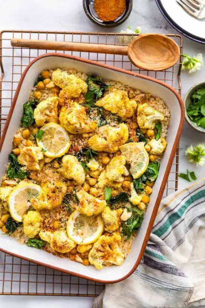 cigrons coliflor al forn receptes fàcils de preparar àpats