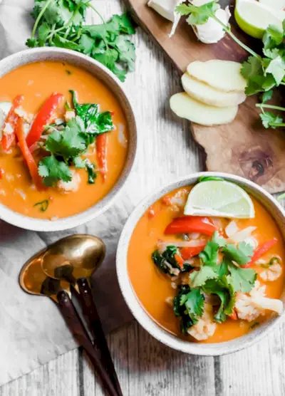 thajské červené kari komfortní jídlo recept