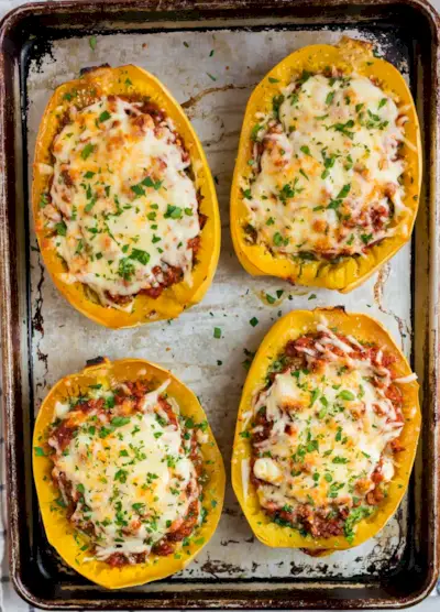 plněné špagety squash komfort jídlo recept