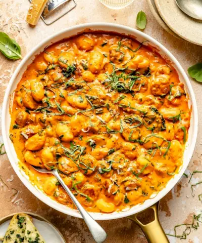 une recette de gnocchis à la poêle