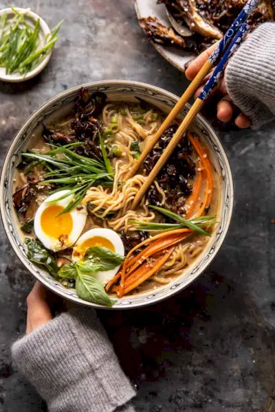 Recettes sans viande – Ramen crémeux au miso