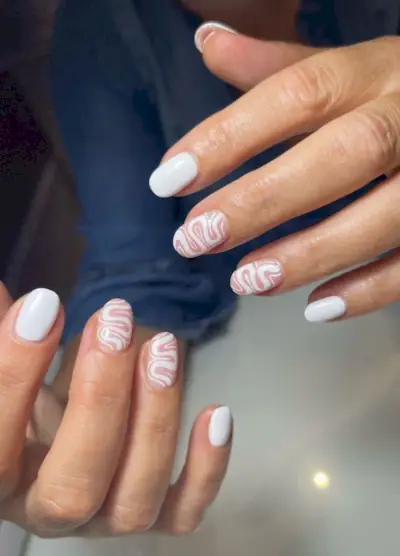 idees d'ungles blanques