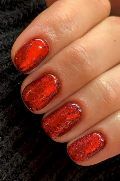 idees d'ungles vermelles