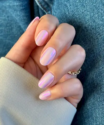 letní natlačovací nehty