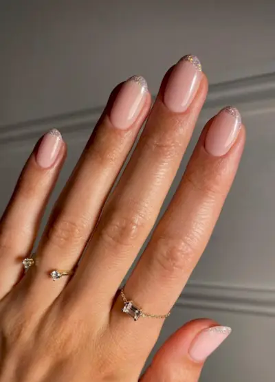 ongles français colorés