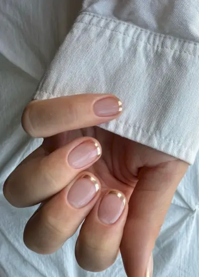 ongles français colorés