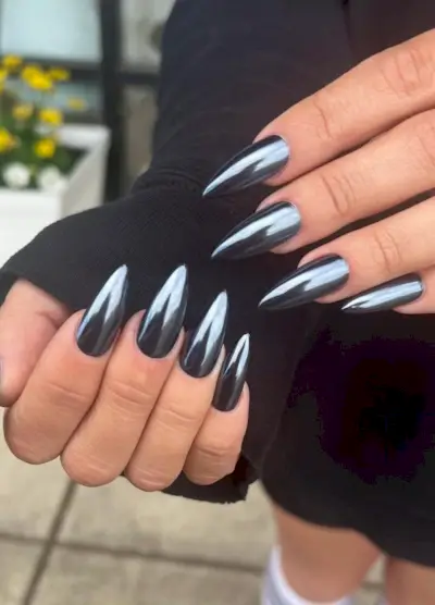 juodi chromuoti nagai