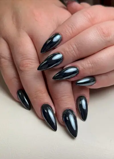 juodi chromuoti nagai