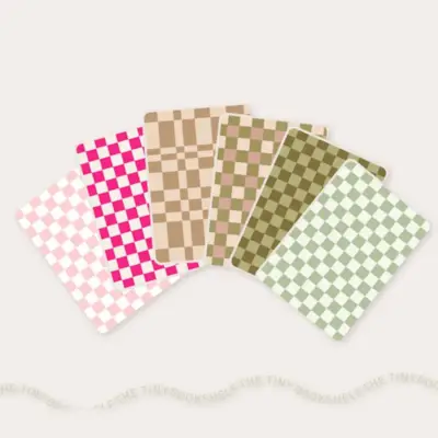 Sisipan Kartu Kindle Kotak-kotak