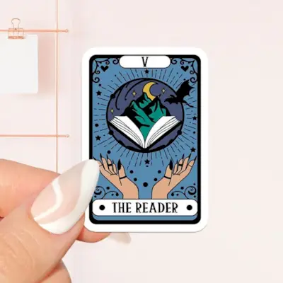 Stiker Pembaca Kartu Tarot
