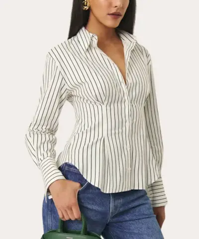 Vypasovaná košile na knoflíky