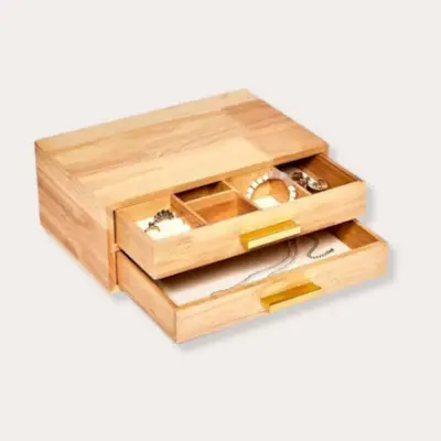 Papuošalų laikiklis su stalčiais