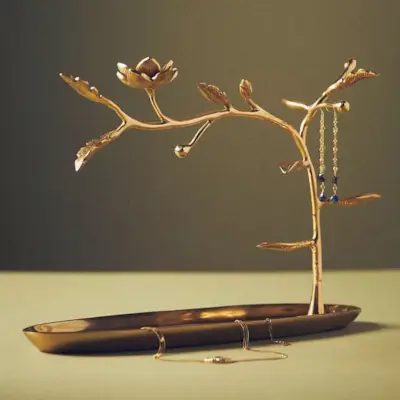 Filialo papuošalų stendas