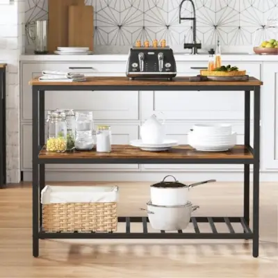 Illa de cuina de fusta