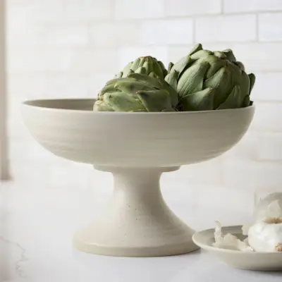 Bol de servir amb peus de gres