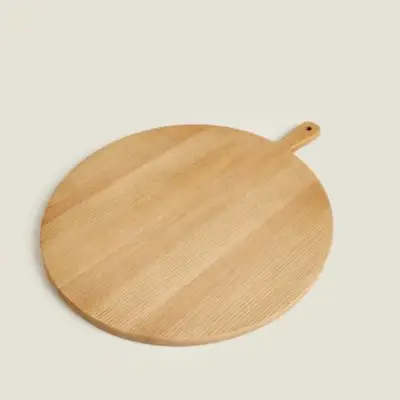 Taula de tallar de fusta rodona