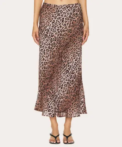 Leopárdmintás szoknya