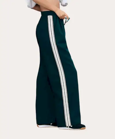 Pantalons de pista amb corbata al davant