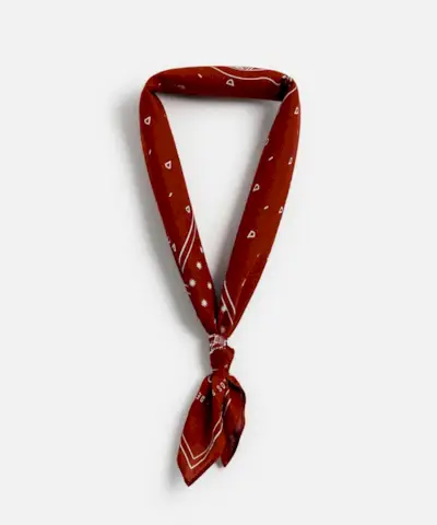 Bandana imprimé contrasté