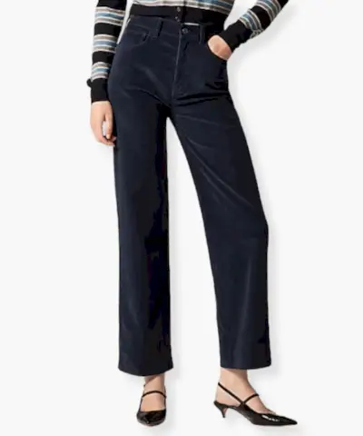 Celana Korduroi Lebar Ramping