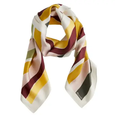 Bandana de seda de gran mida