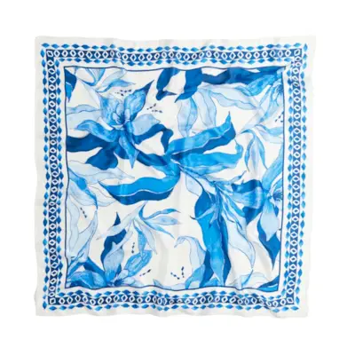 Bufanda de setí estampada