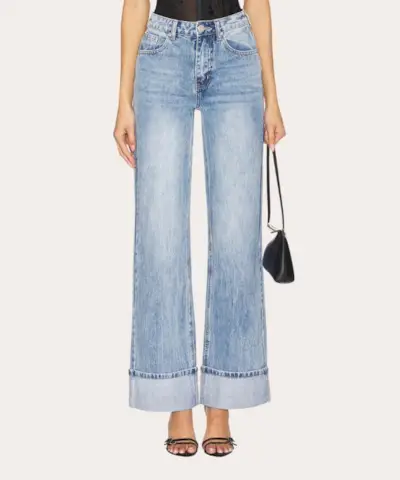 Džinsai su rankogaliais