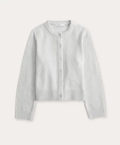 Textural Crew Cardigan