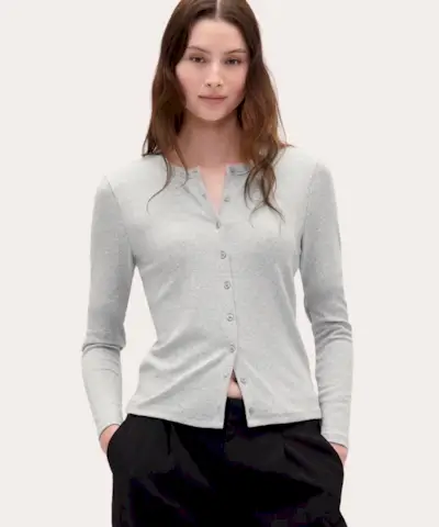 Cardigan moderne à col rond