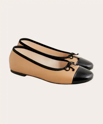 Ballerines à bout renforcé