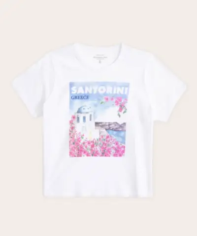 T-shirt graphique Santorin