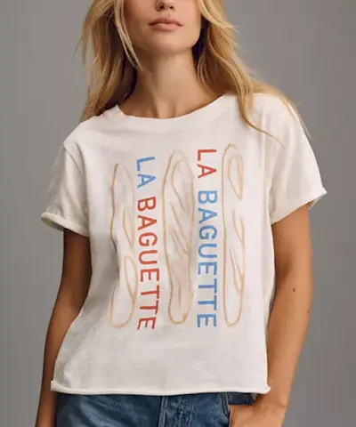 T-shirt graphique baguette