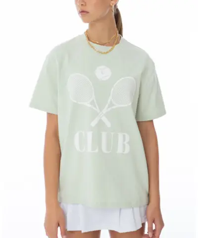 T-shirt de tennis menthe