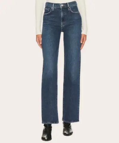 Rovné džíny se středním růstem