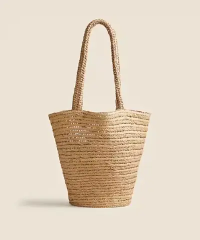 Málta kézzel szőtt szalmatáska