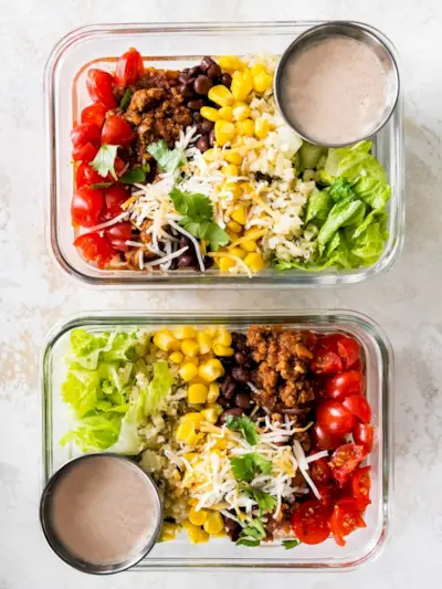 Pulyka Taco Meal Prep Bowls