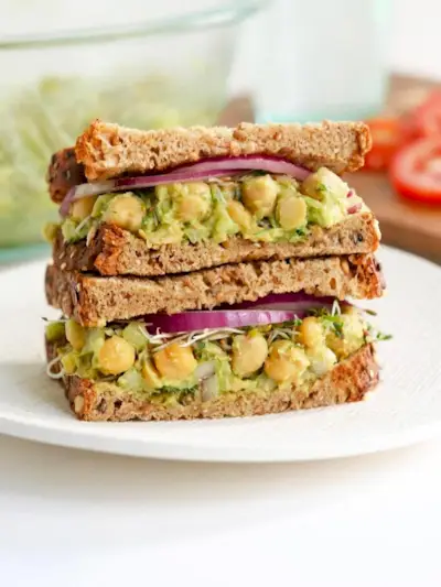 Entrepà d'amanida de cigrons