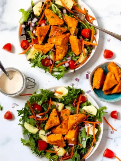 Amanida de tempeh de búfal | Dinars de treball saludables per als dies de la FMH