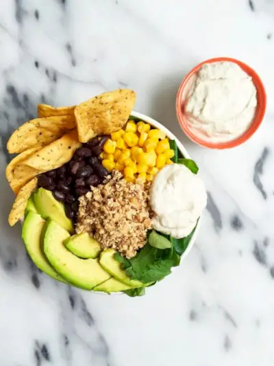 Amanida de tacos a base de plantes