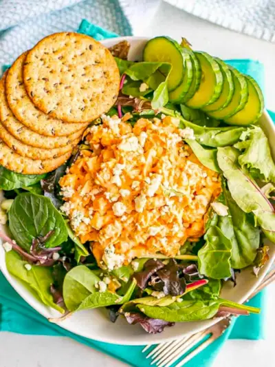 Amanida de pollastre de búfal